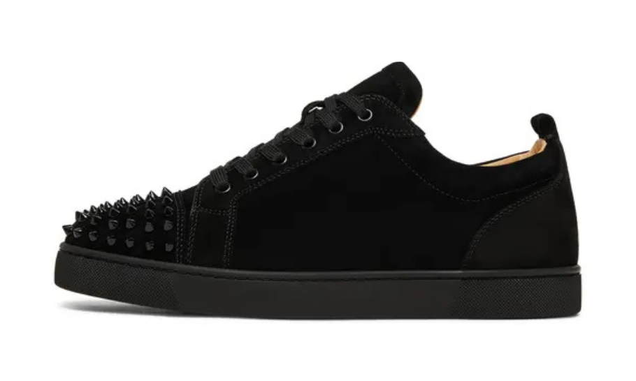 Christian Louboutin Louis Junior Spikes Flat ‘Taupe’