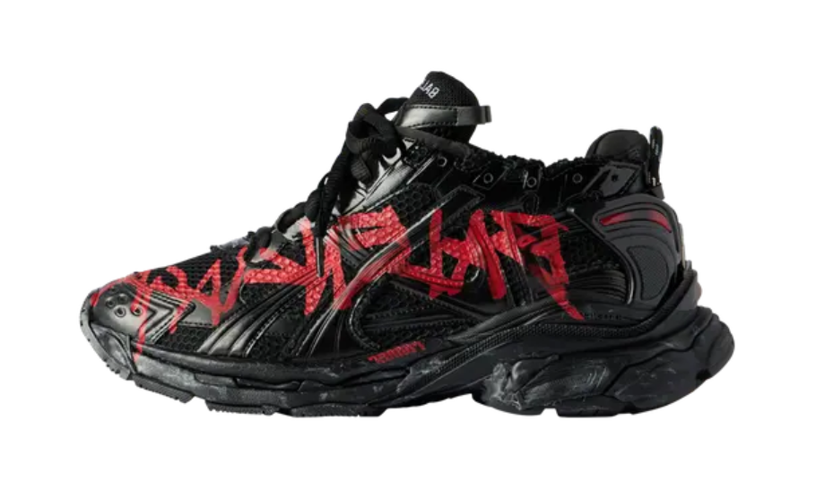 Balenciaga Runner Sneaker ‘Graffiti – Black Red’ 2023